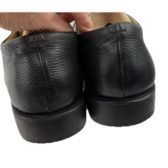 *Sandro Moscoloni Vinyard Shoes Mens 9.5D Black Pebbled Leather Loafer Lace Up main image 12